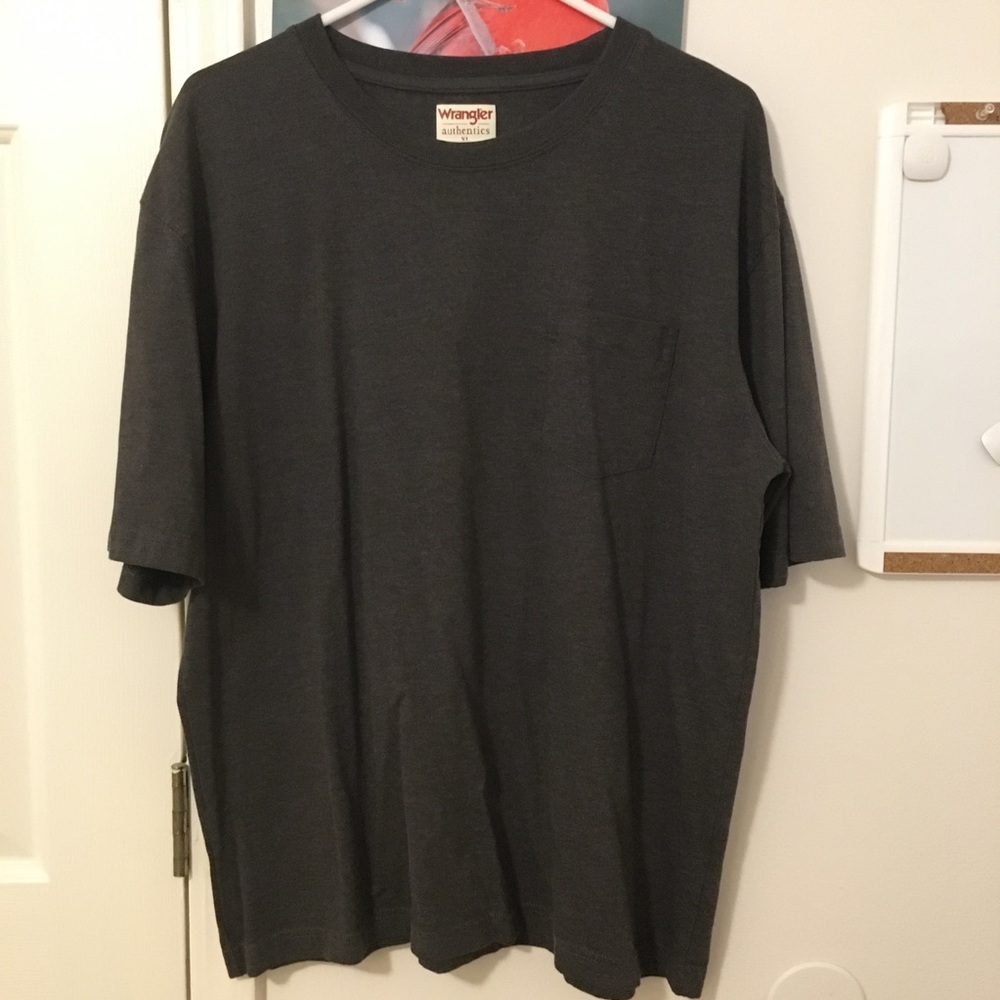 Gray Men’s Wrangler Tshirt with Pocket